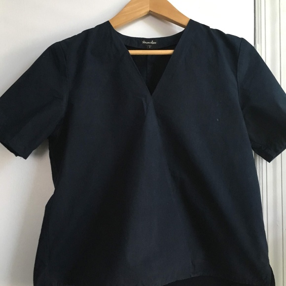 Steven Alan designer navy blouse - Picture 1 of 4